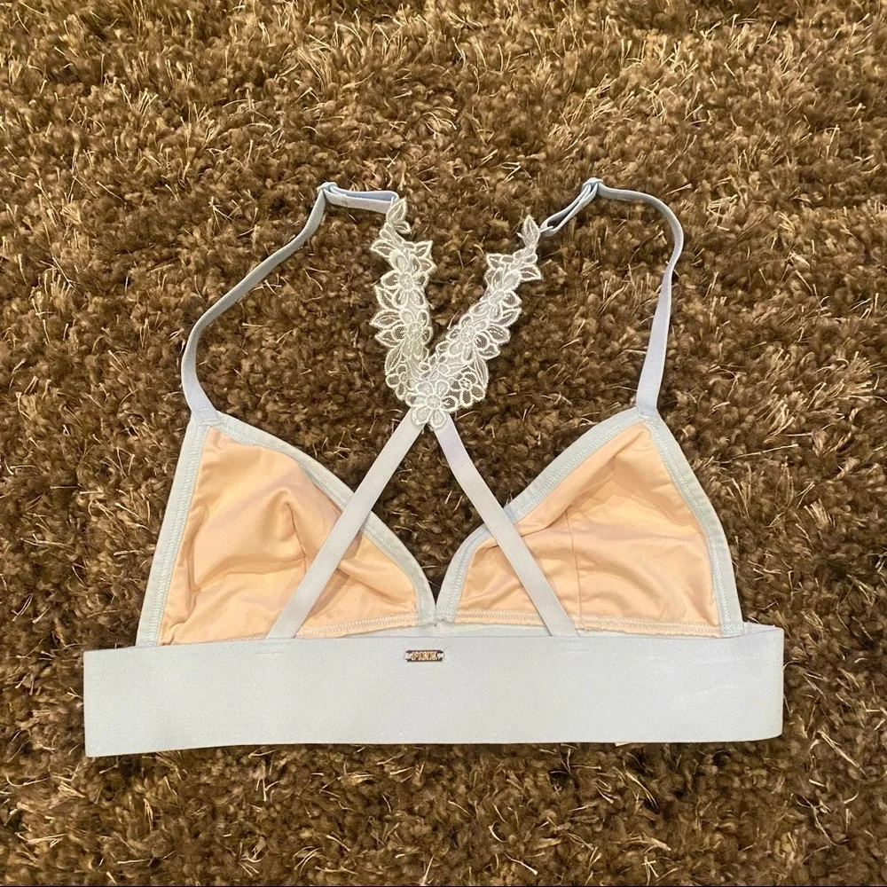 Vs PINK lace triangle bralette - Picture 2 of 4